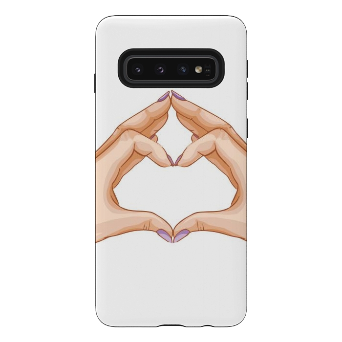 Galaxy S10 StrongFit heart hand  by haroulita