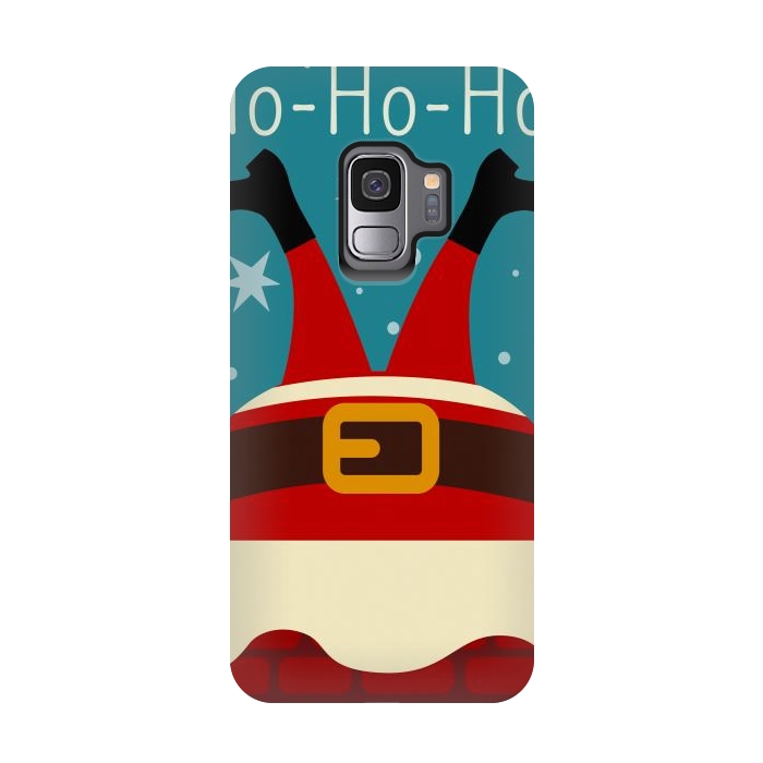 Galaxy S9 StrongFit cute funny santa by haroulita