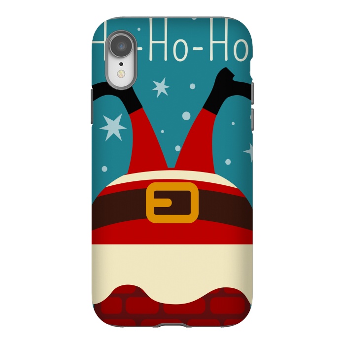 iPhone Xr StrongFit cute funny santa by haroulita