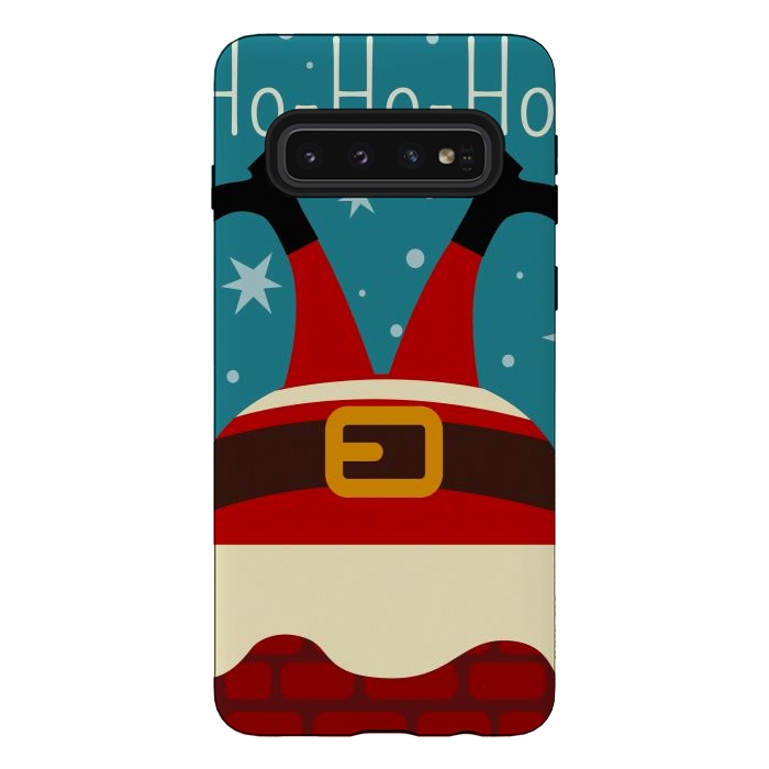 Galaxy S10 StrongFit cute funny santa by haroulita