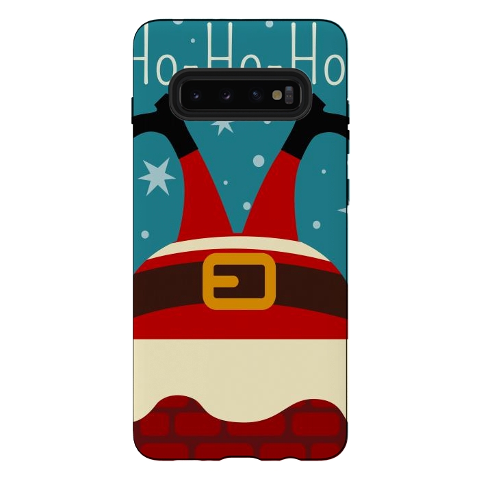 Galaxy S10 plus StrongFit cute funny santa by haroulita