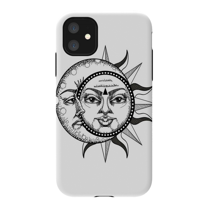 iPhone 11 StrongFit sun moon by haroulita