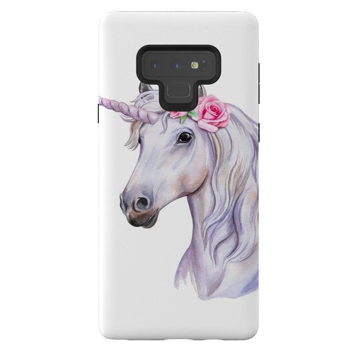 Galaxy Note 9 StrongFit magical unicorn by haroulita
