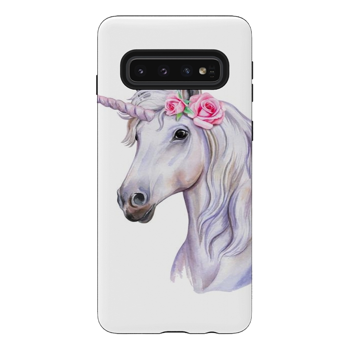 Galaxy S10 StrongFit magical unicorn by haroulita