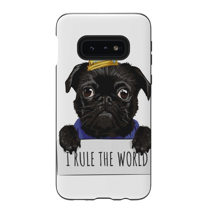 Galaxy S10e StrongFit pug by haroulita
