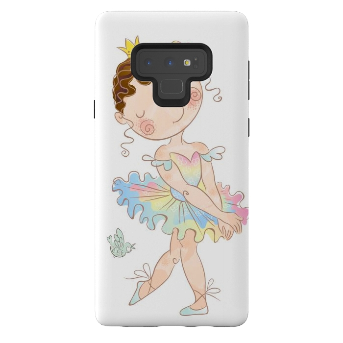 Galaxy Note 9 StrongFit shy ballerina by haroulita