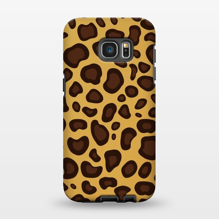 Galaxy S7 EDGE StrongFit animal print leopard by haroulita