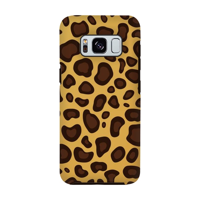 Galaxy S8 StrongFit animal print leopard by haroulita