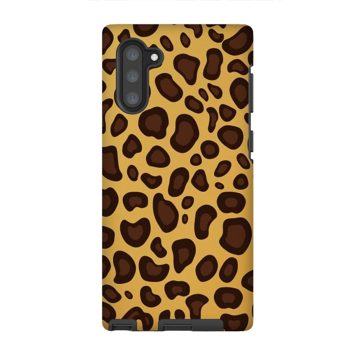 Galaxy Note 10 StrongFit animal print leopard by haroulita