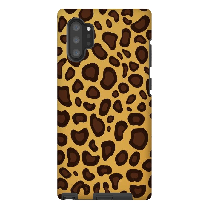 Galaxy Note 10 plus StrongFit animal print leopard by haroulita