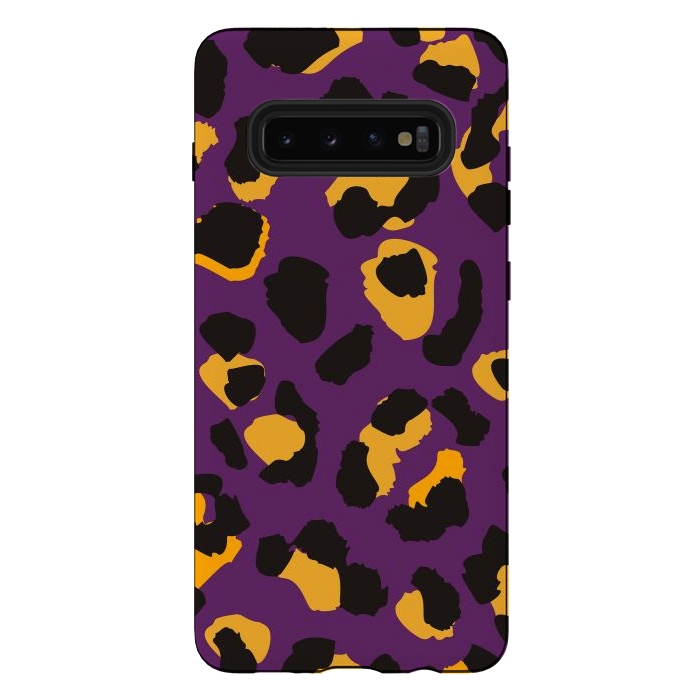 Galaxy S10 plus StrongFit wild animal print by haroulita