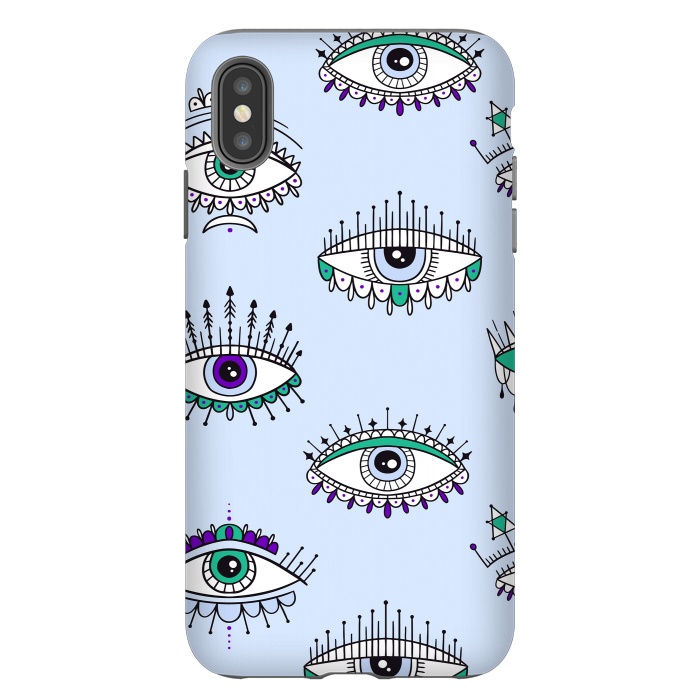 iPhone Xs Max StrongFit evil eyes by haroulita