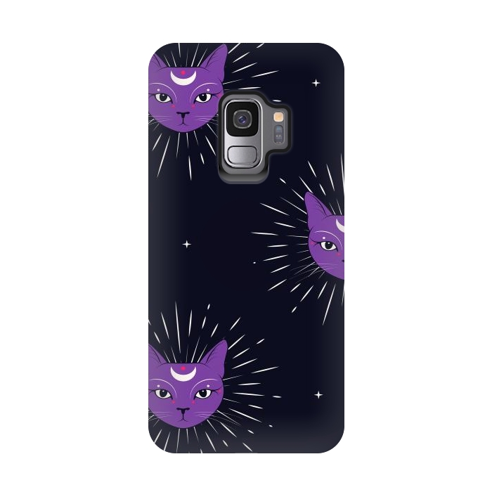 Galaxy S9 StrongFit magic cats by haroulita