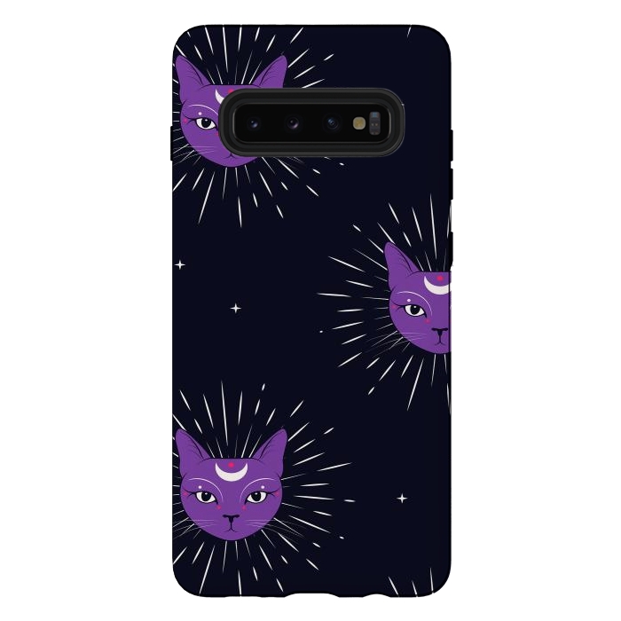 Galaxy S10 plus StrongFit magic cats by haroulita