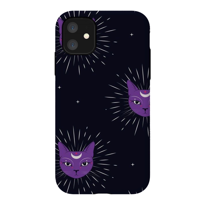 iPhone 11 StrongFit magic cats by haroulita