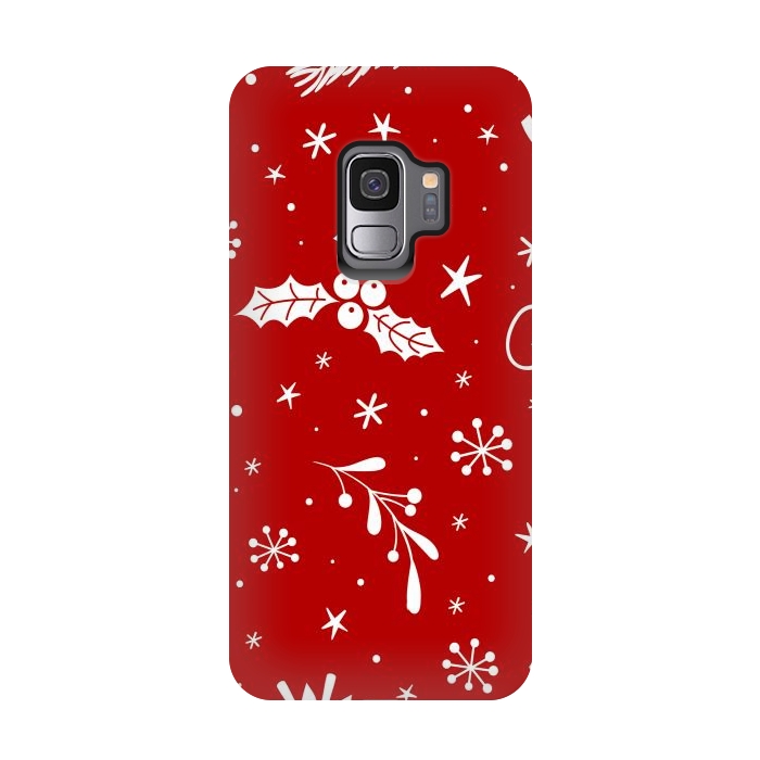 Galaxy S9 StrongFit christmas pattern by haroulita