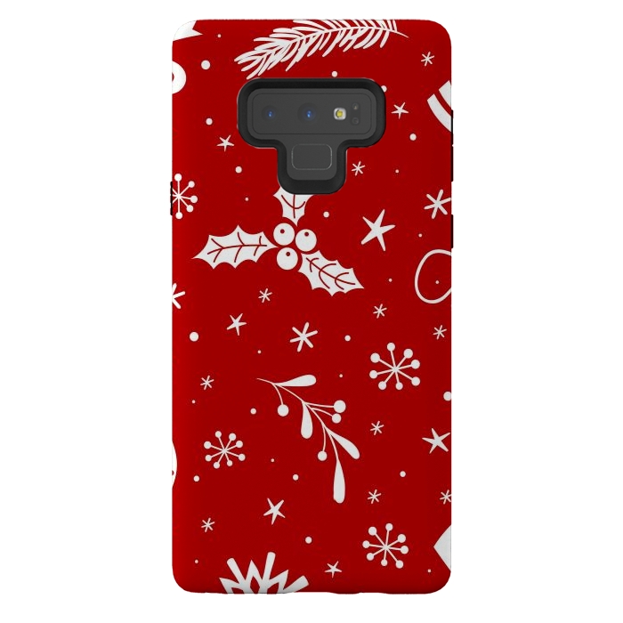 Galaxy Note 9 StrongFit christmas pattern by haroulita