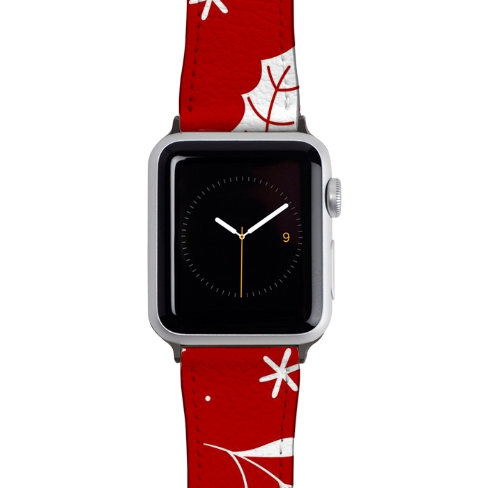 Watch 38mm / 40mm Strap PU leather christmas pattern by haroulita