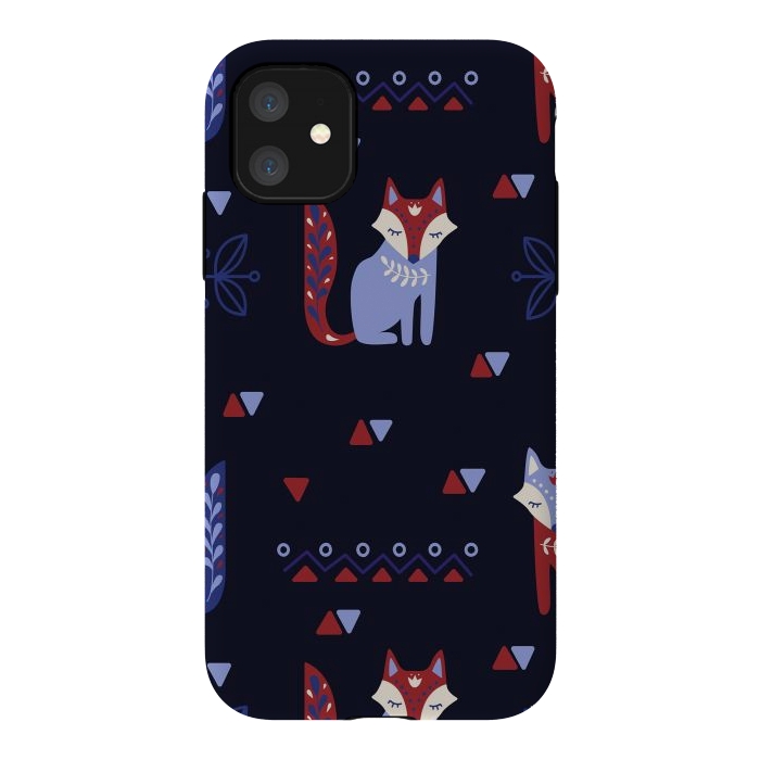 iPhone 11 StrongFit cute fox by haroulita