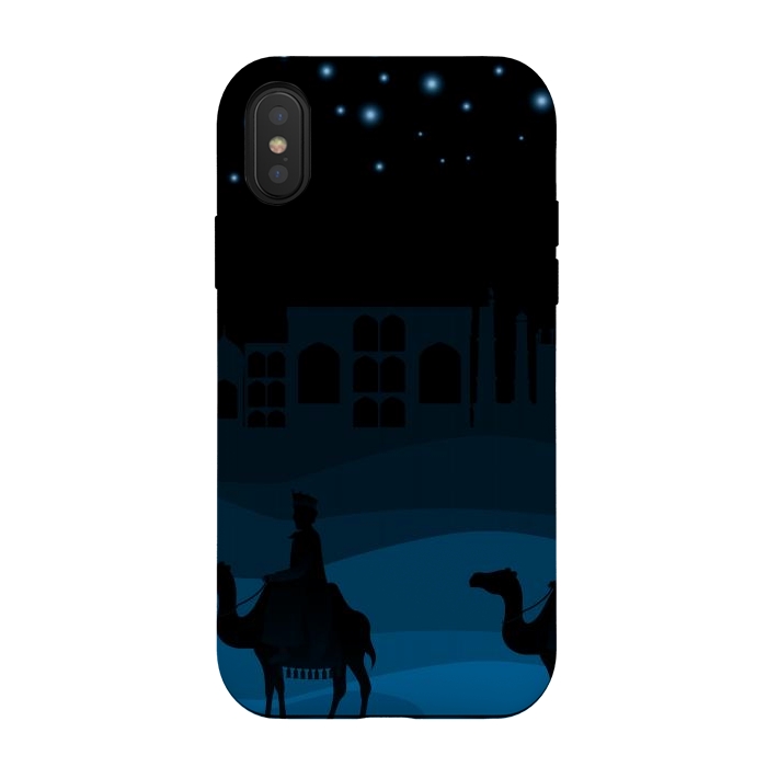 iPhone Xs / X StrongFit christmas night by haroulita