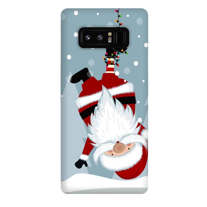 Galaxy Note 8 StrongFit funny santa claus xmas by haroulita