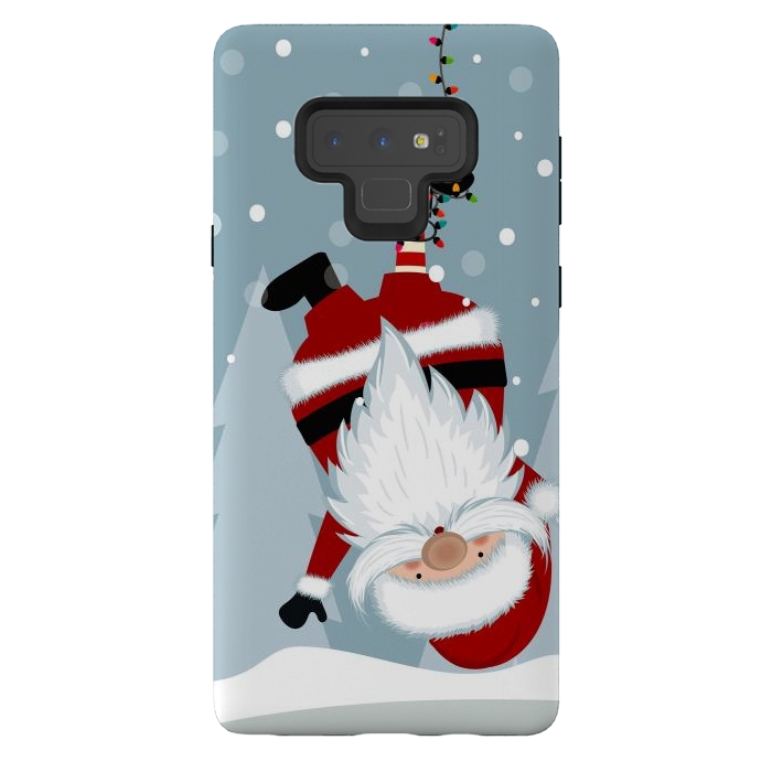 Galaxy Note 9 StrongFit funny santa claus xmas by haroulita