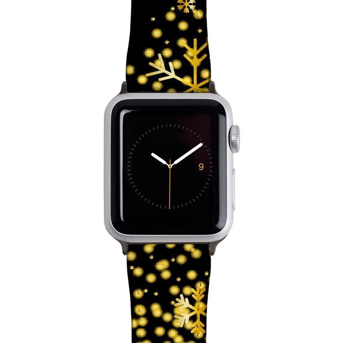 Watch 38mm / 40mm Strap PU leather golden christmas tree by haroulita