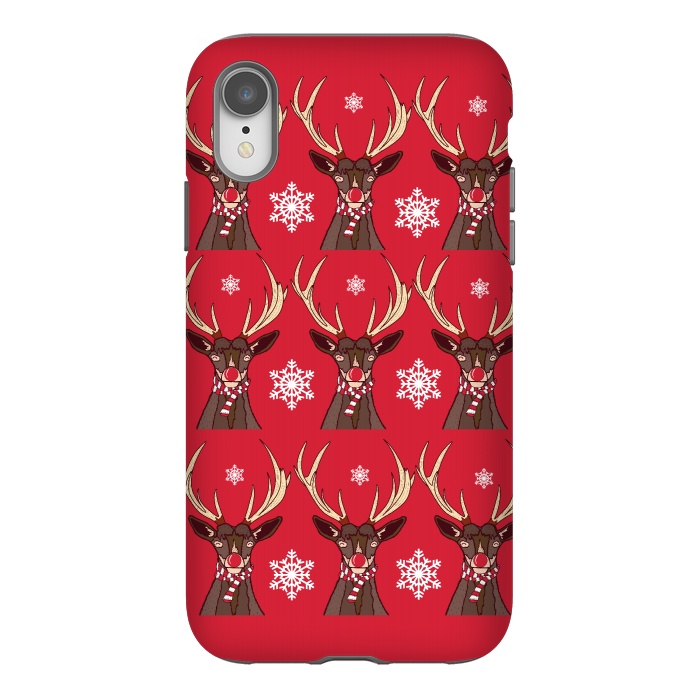iPhone Xr StrongFit Reindeers by Steve Wade (Swade)