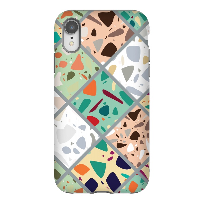 iPhone Xr StrongFit Terrazzo 018 by Jelena Obradovic