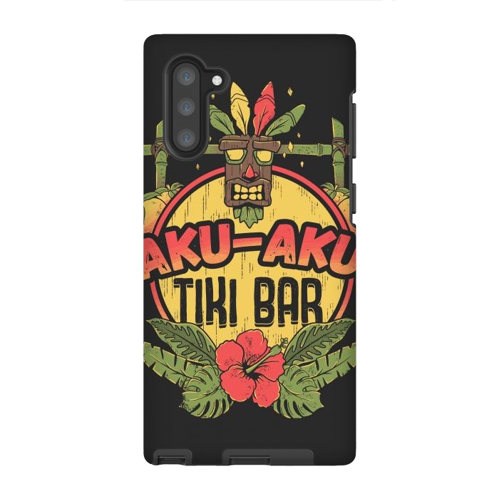 Galaxy Note 10 StrongFit Aku Aku - Tiki Bar by Ilustrata