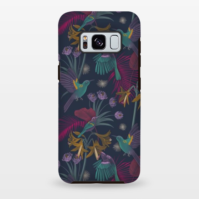 Galaxy S8 plus StrongFit Purple Sunbird by Tishya Oedit