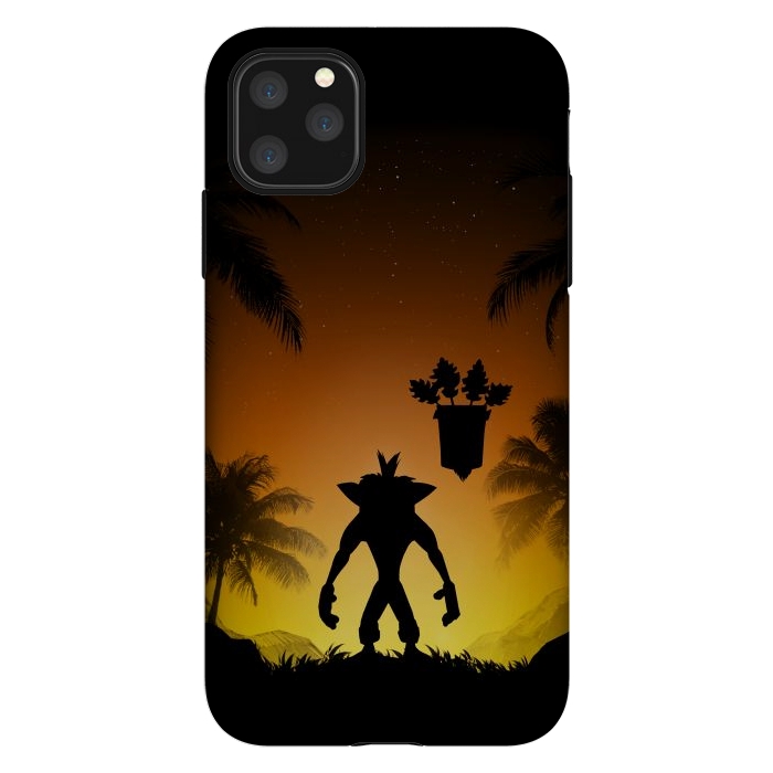 iPhone 11 Pro Max StrongFit Protector of the island by Denis Orio Ibañez