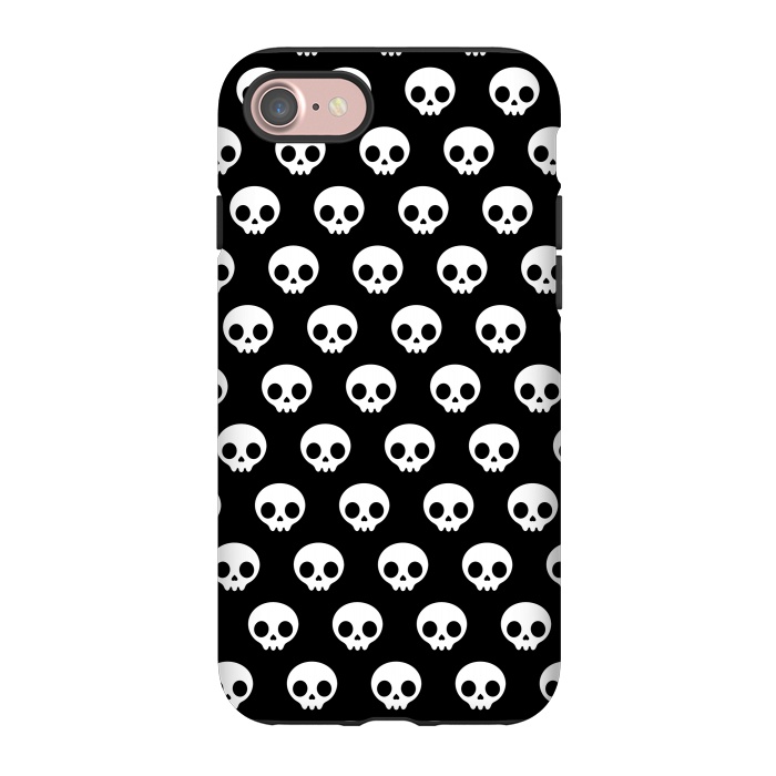 iPhone 7 StrongFit Cute skulls by Laura Nagel