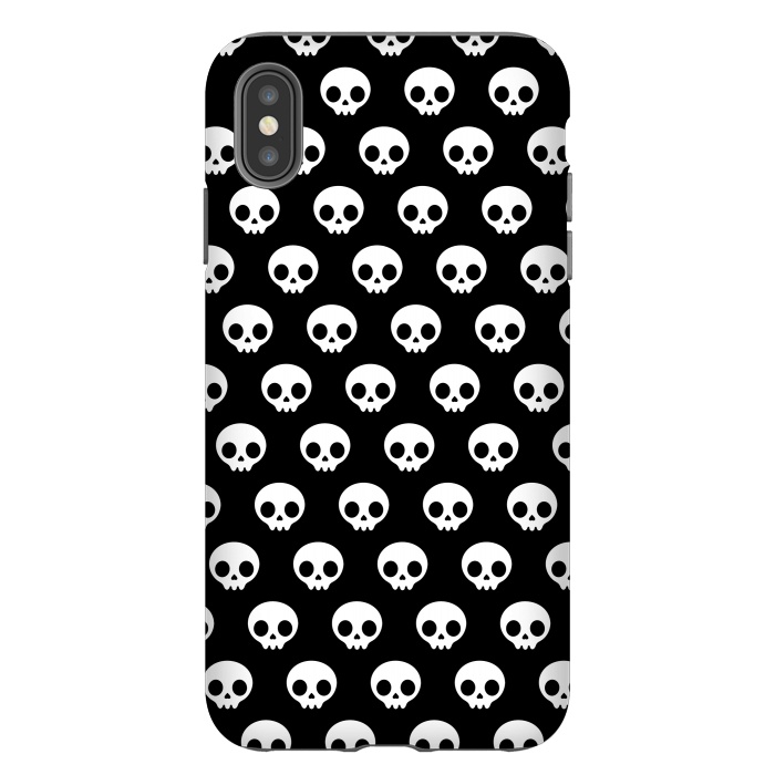 iPhone Xs Max StrongFit Cute skulls by Laura Nagel