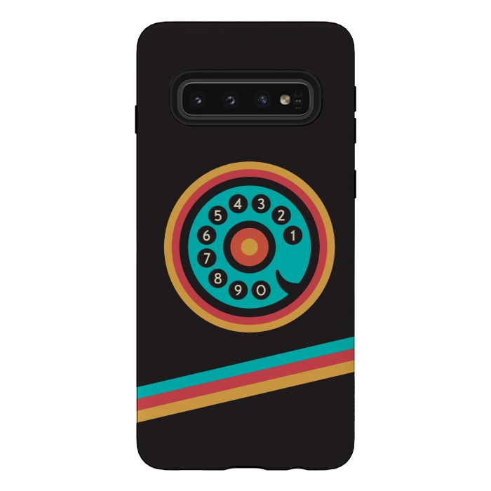 Galaxy S10 StrongFit Retro Phone by Dellán