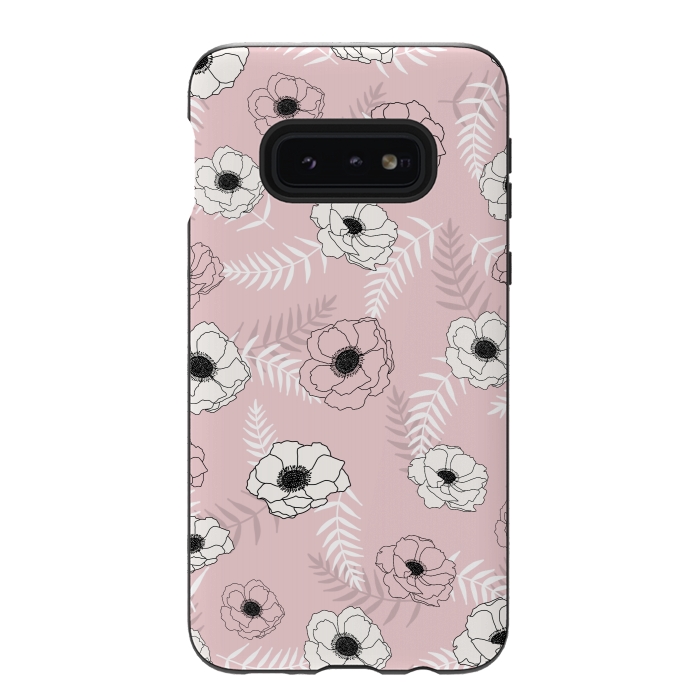 Galaxy S10e StrongFit Anemone by Jms