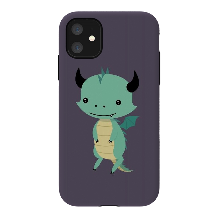 iPhone 11 StrongFit Cute dragon by Laura Nagel