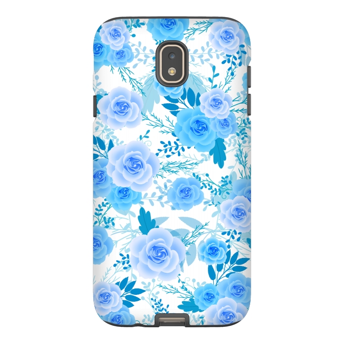 Galaxy J7 StrongFit Blue roses by Jms