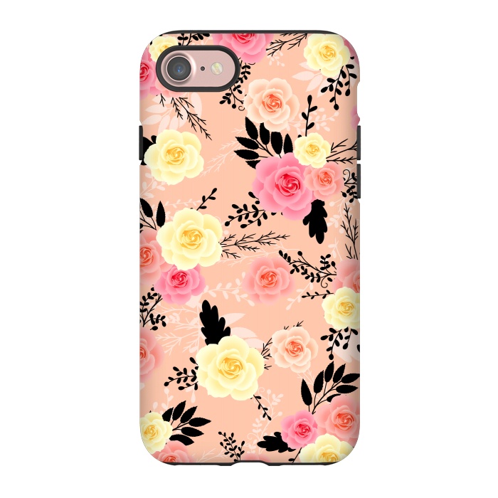 iPhone 7 StrongFit Roses pattern by Jms