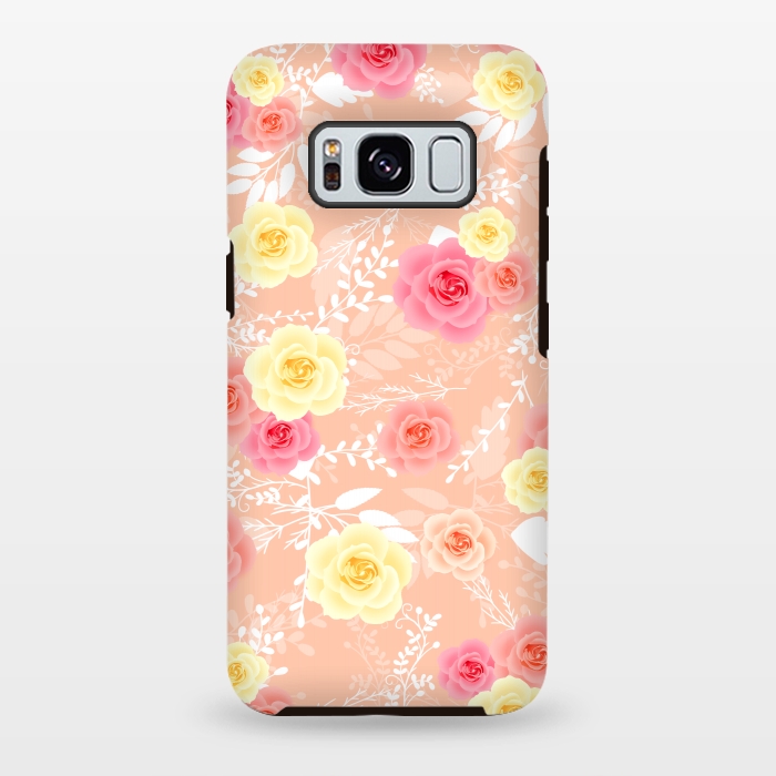 Galaxy S8 plus StrongFit Roses art by Jms