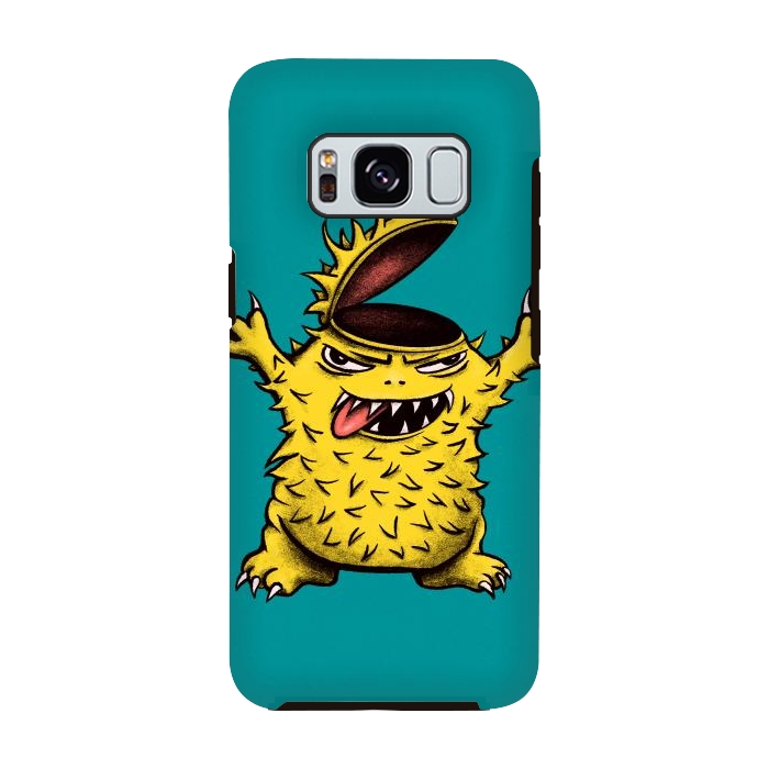 Galaxy S8 StrongFit Crazy Brainless Chicken Monster Character by Boriana Giormova