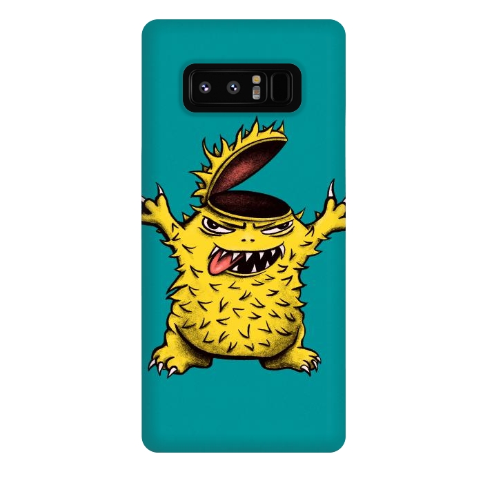 Galaxy Note 8 StrongFit Crazy Brainless Chicken Monster Character by Boriana Giormova