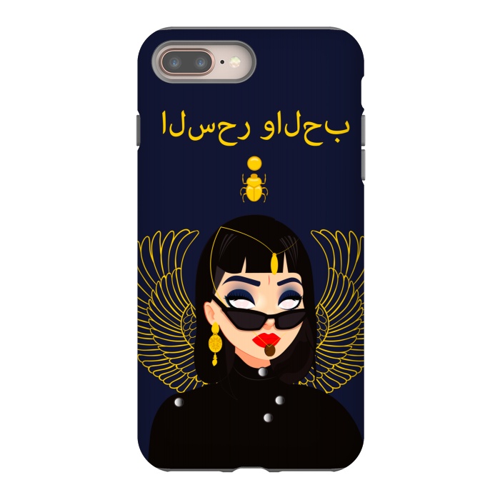 iPhone 7 plus StrongFit Reyna Egipcia by Verónica Arboleda 
