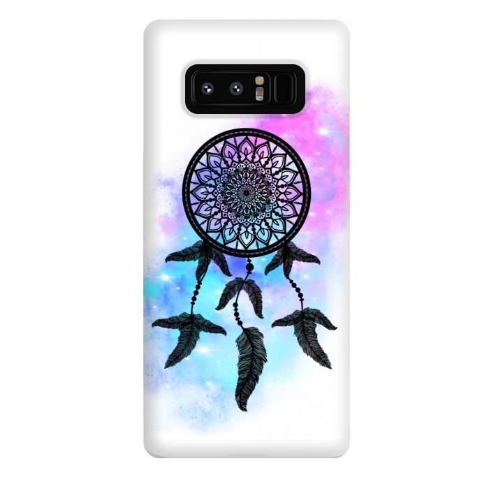 Galaxy Note 8 StrongFit Black dreamcatcher by Jms