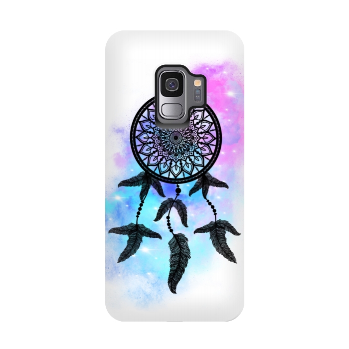 Galaxy S9 StrongFit Black dreamcatcher by Jms