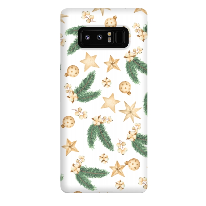 Galaxy Note 8 StrongFit christmas bells pattern by MALLIKA