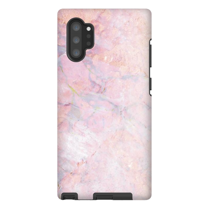 Galaxy Note 10 plus StrongFit Soft pink marble by Oana 