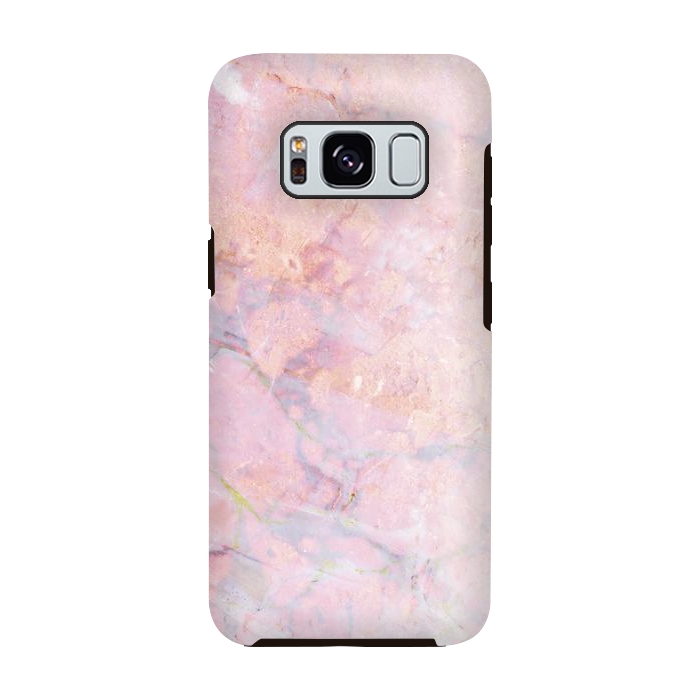 Galaxy S8 StrongFit Soft pink marble by Oana 