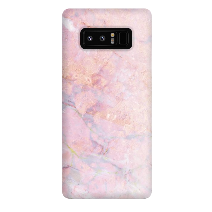 Galaxy Note 8 StrongFit Soft pink marble by Oana 