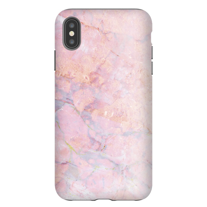 iPhone Xs Max StrongFit Soft pink marble by Oana 